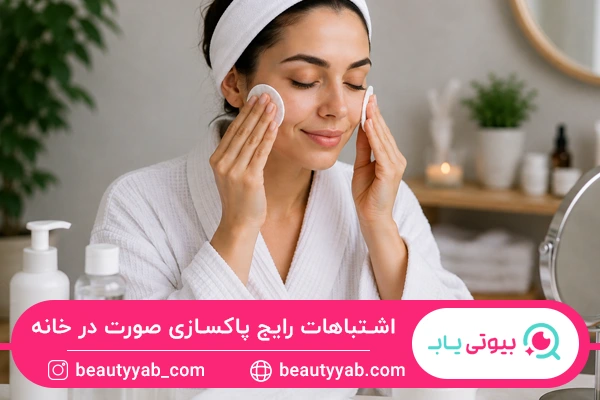 پاکسازی صورت در خانه